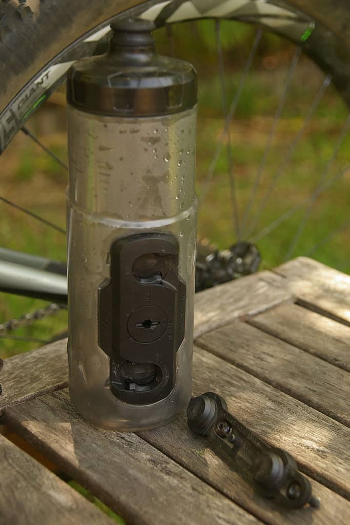 The Fidlock Bottle Twist system, simple and effective. Pic:©Sean Hill